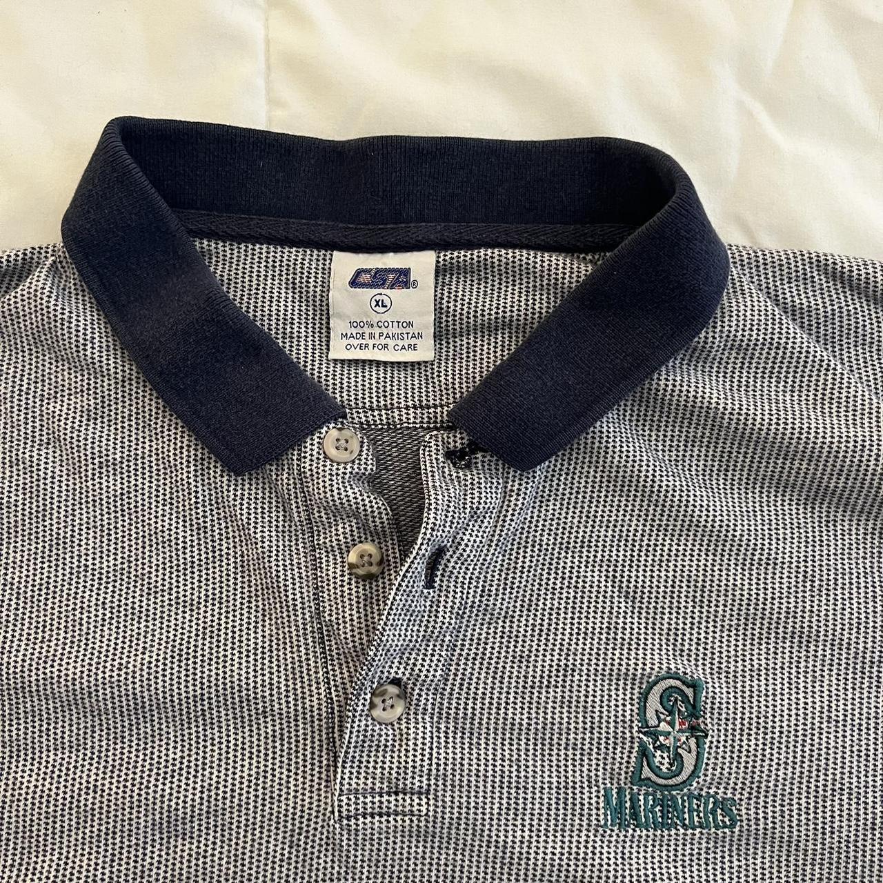 Vintage Seattle Mariners polo shirt Amazing 90s - Depop