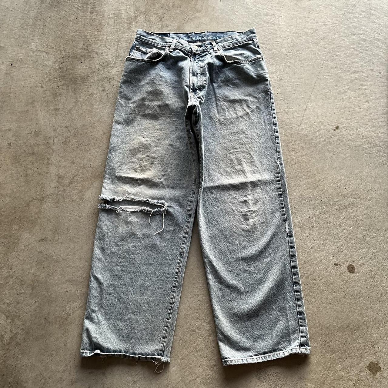 Lucky Brand Men's Blue Jeans | Depop