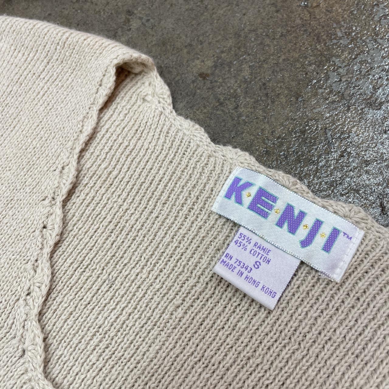 Kenji Women's Cream and Tan Shirt (3)