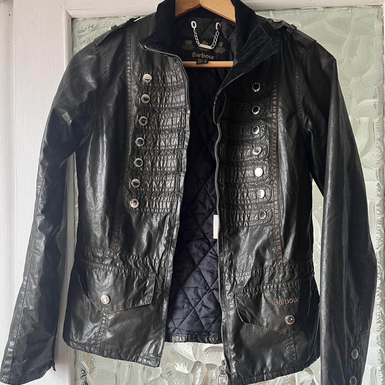 Ladies BARBOUR distressed brigade jacket, Size