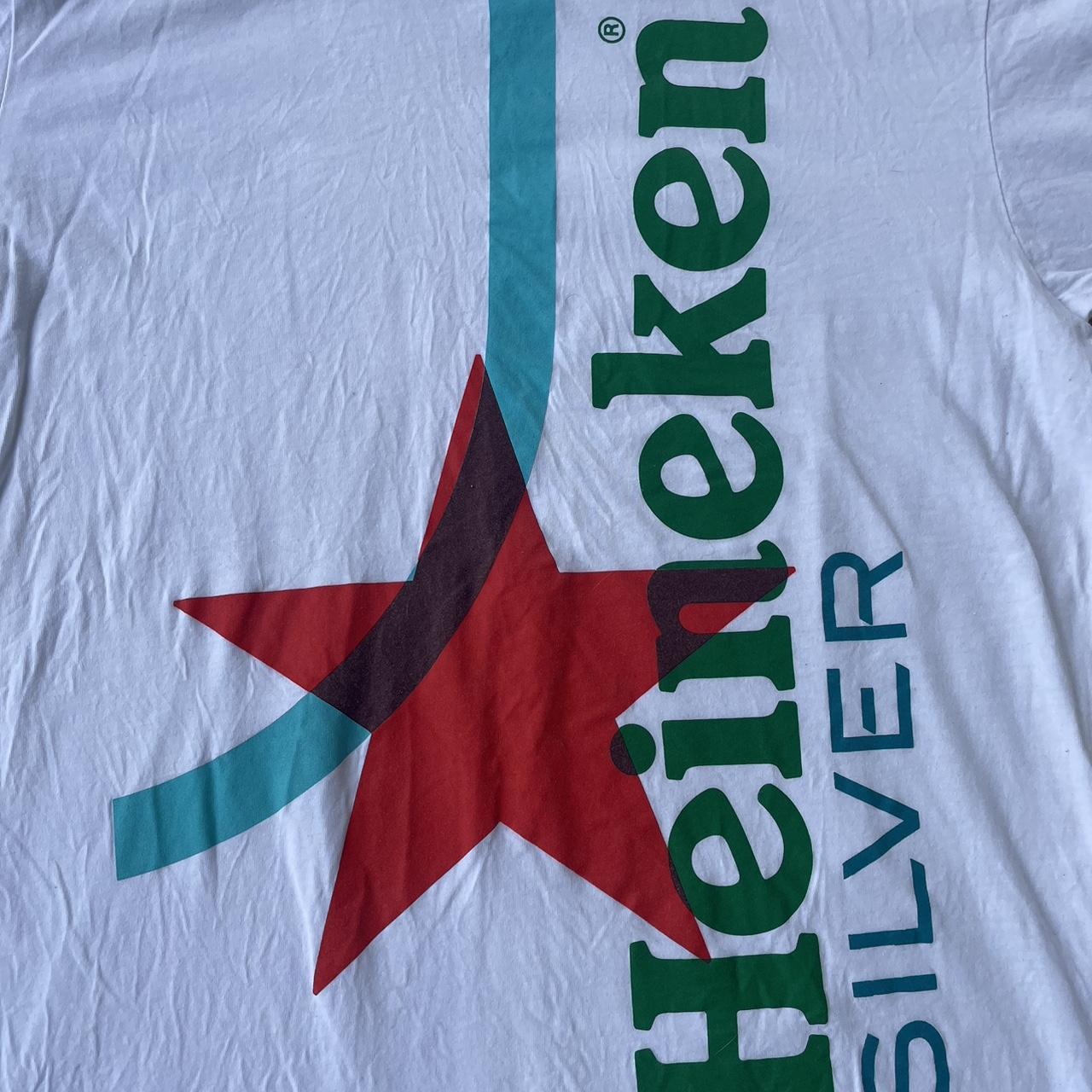 De Beers Men's White and Green T-shirt (3)