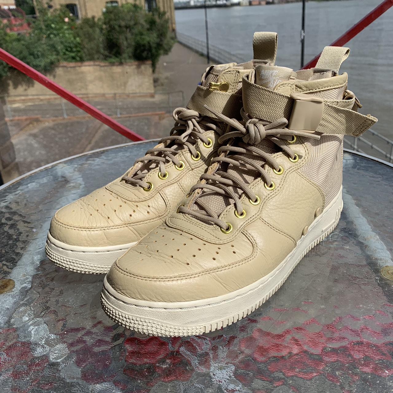 Nike Air Force 1 SF Mid Mushroom from. Depop