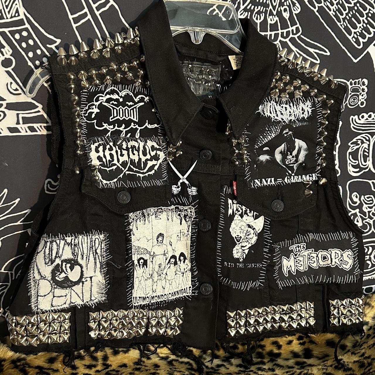 my battle vest >:) (not for sale) can do a custom... - Depop