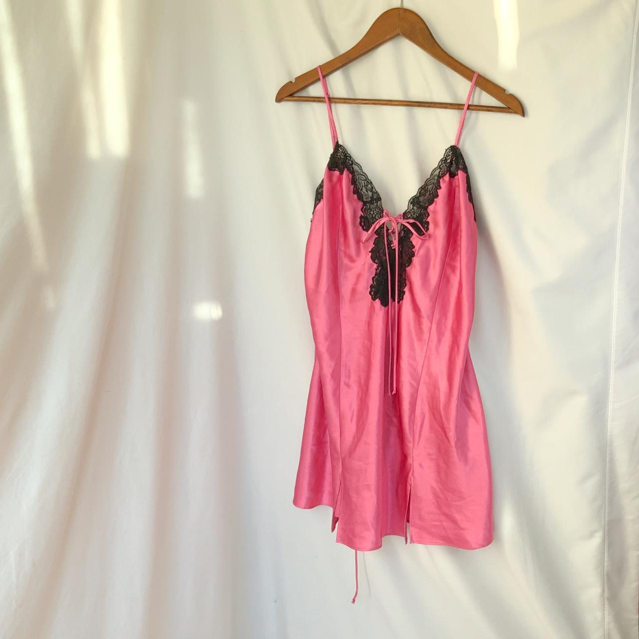 Women's Pink and Black Dress | Depop