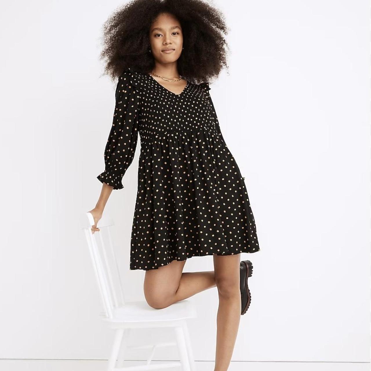 Madewell polka best sale dot dress