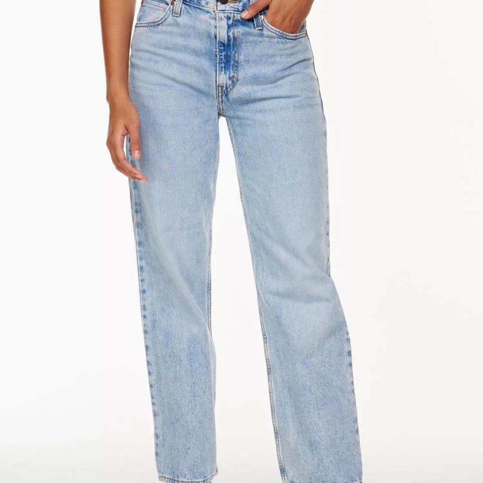 WOMEN TROUSER  Levi's® HIGH WAISTED STRAIGHT – Straight leg jeans –  charlie boy/light-blue denim – AY57836 - FASHION HOT SALE