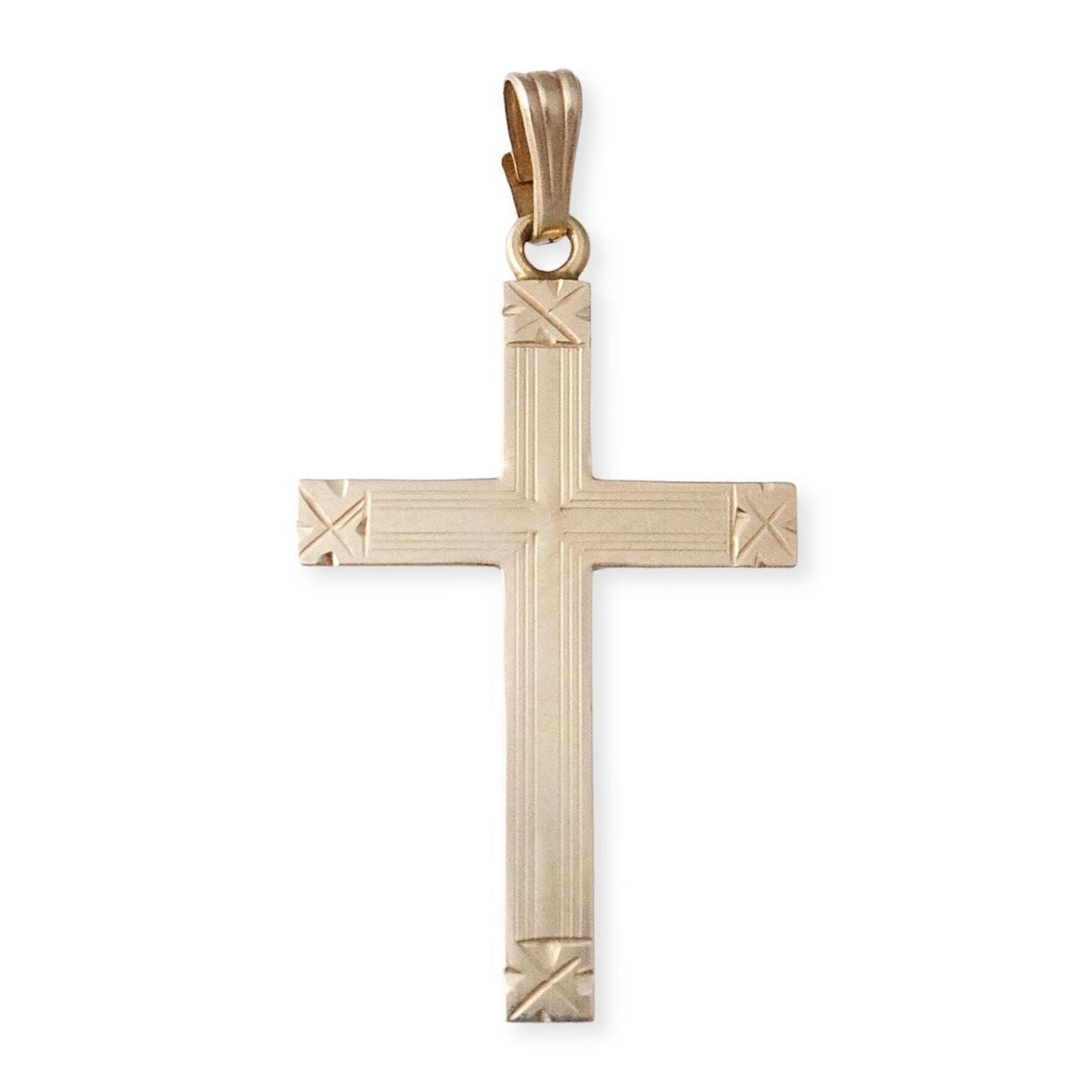 10kt Gold purchases Cross Pendant