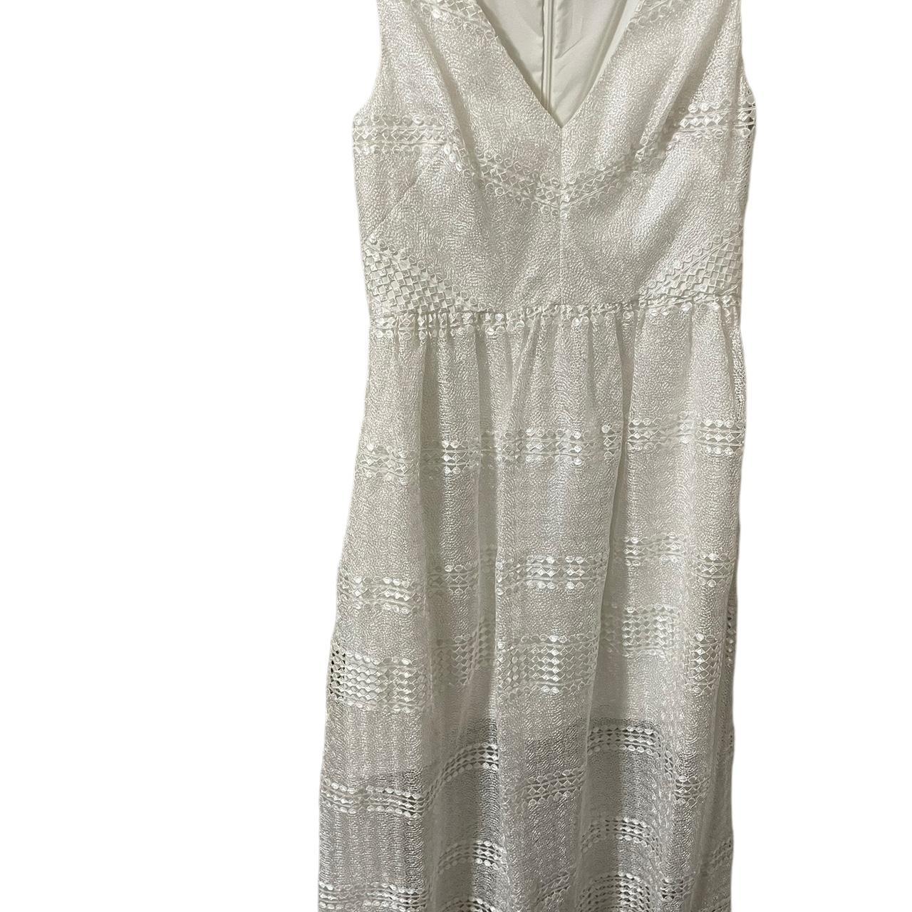 Adrianna Papell Ivory Lace Cocktail Dress