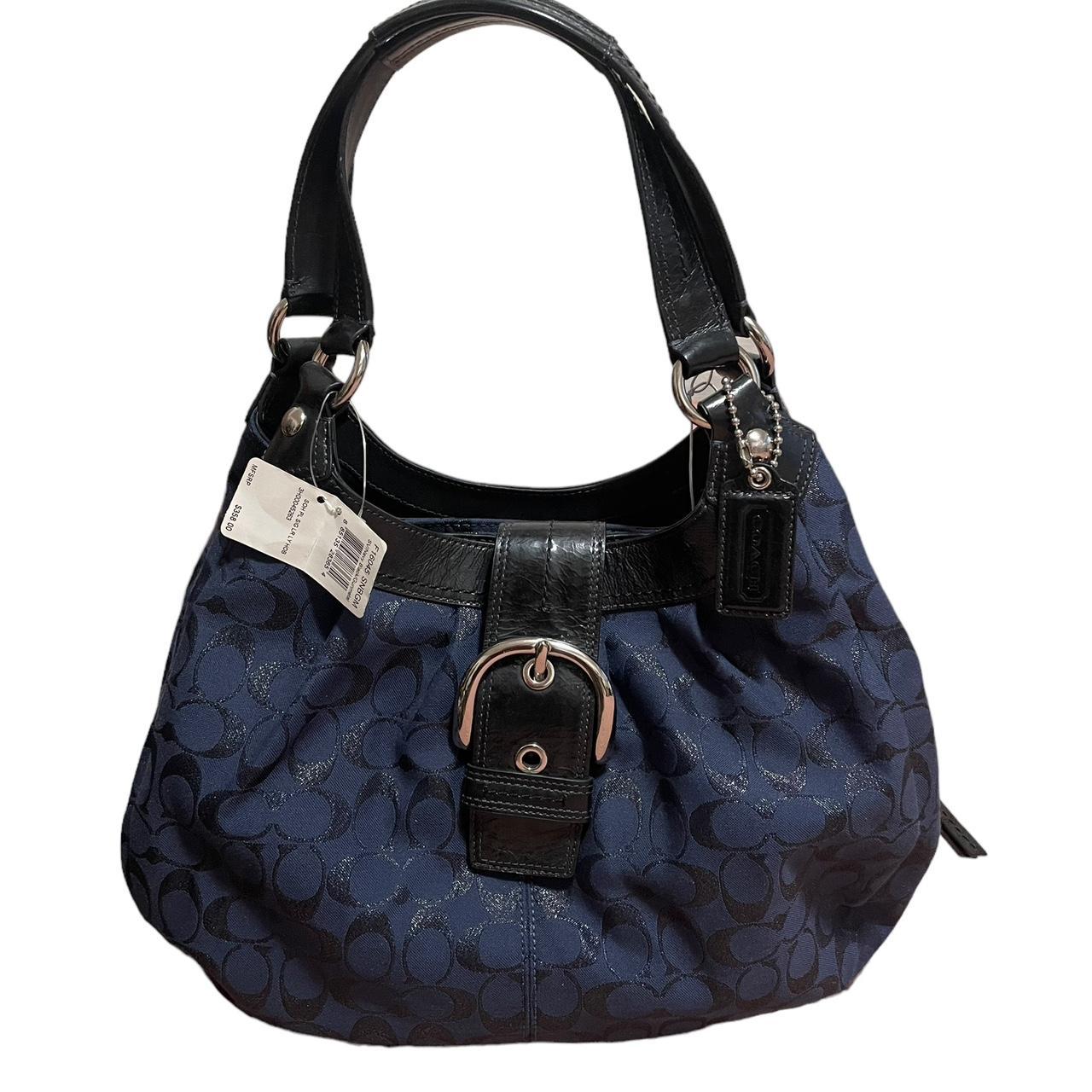 Coach Soho Navy Blue Hobo Purse outlets