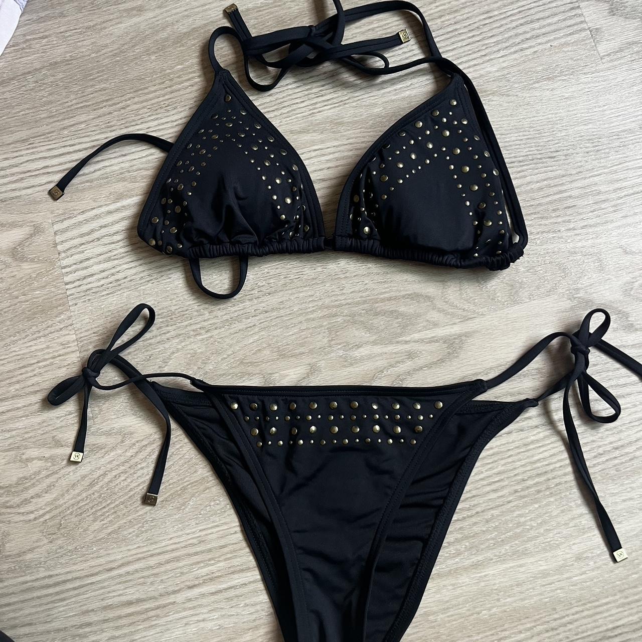 Michael Kors black bikini The top is a medium The. Depop