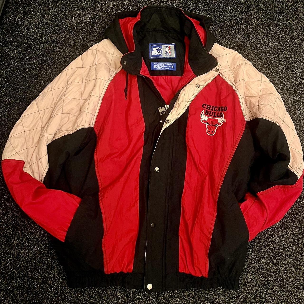 Vintage Rare Chicago Bulls Jacket! Embroidered Logo... - Depop