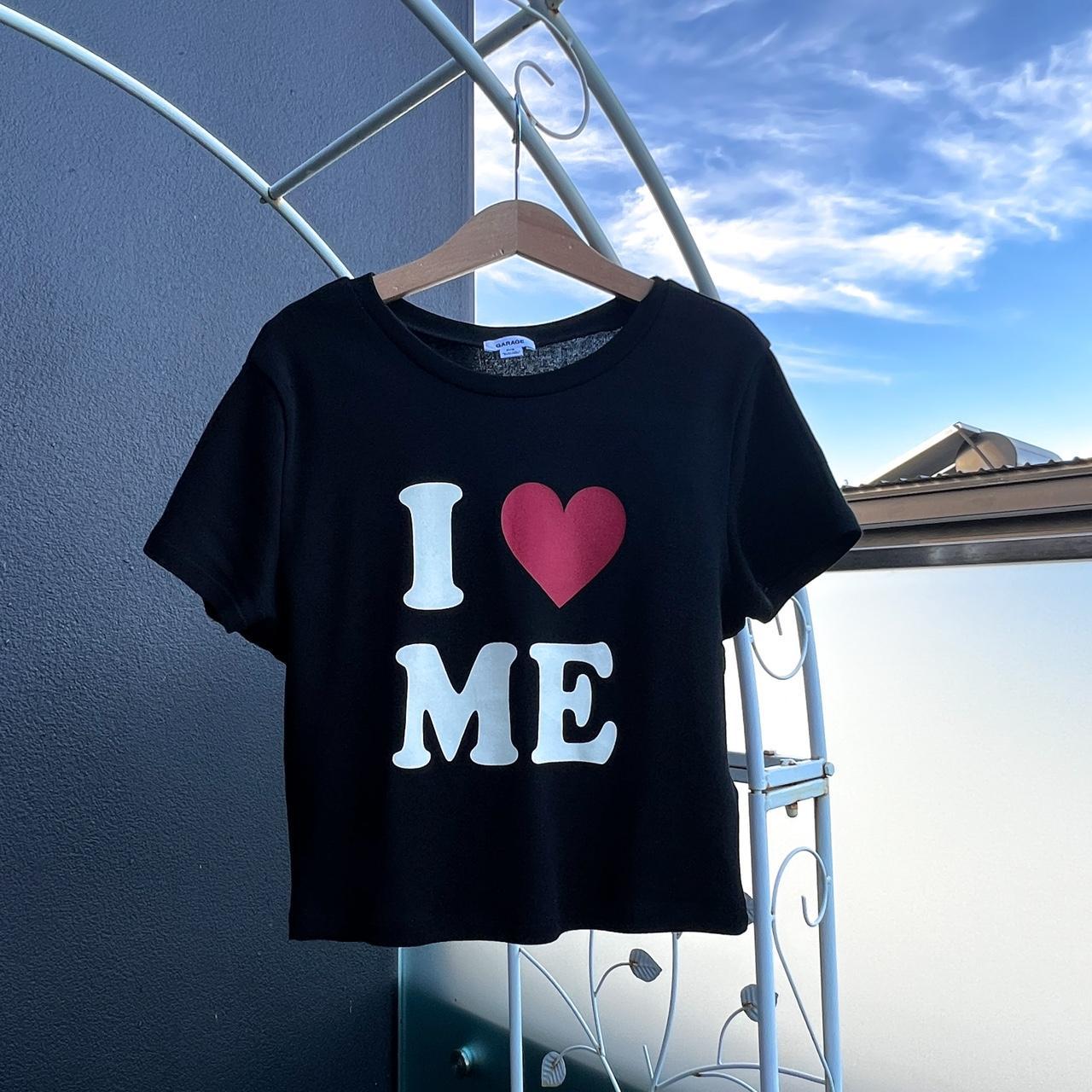 i heart me baby tee brand is garage and i purchased... - Depop