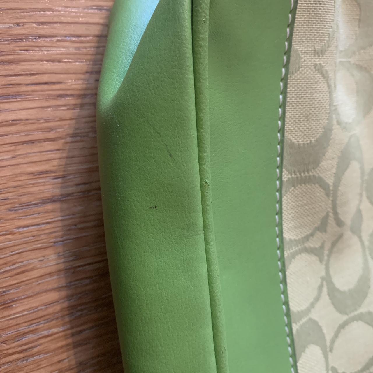 Coach vintage lime green Y2K demi shoulder bag... - Depop