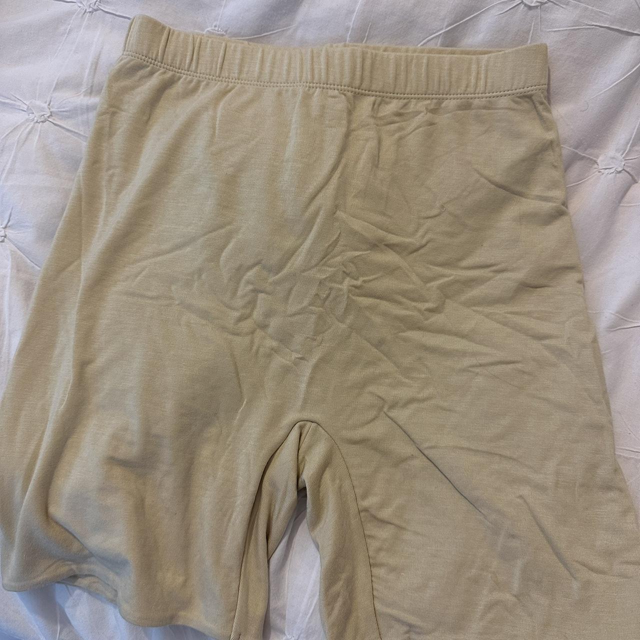 Oh Polly Cream Soft Cotton Biker Shorts/ Cycling... - Depop