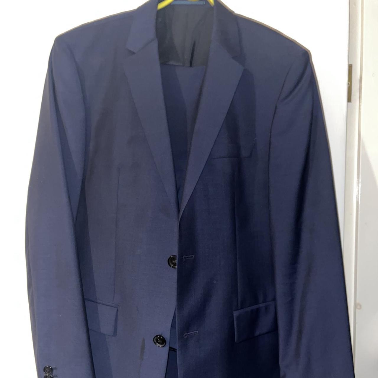 Mens Hugo boss navy suit. Selling jacket and... - Depop