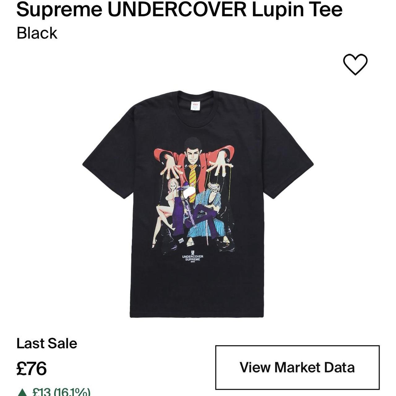 Supreme undercover lupin tshirt black Medium - Depop