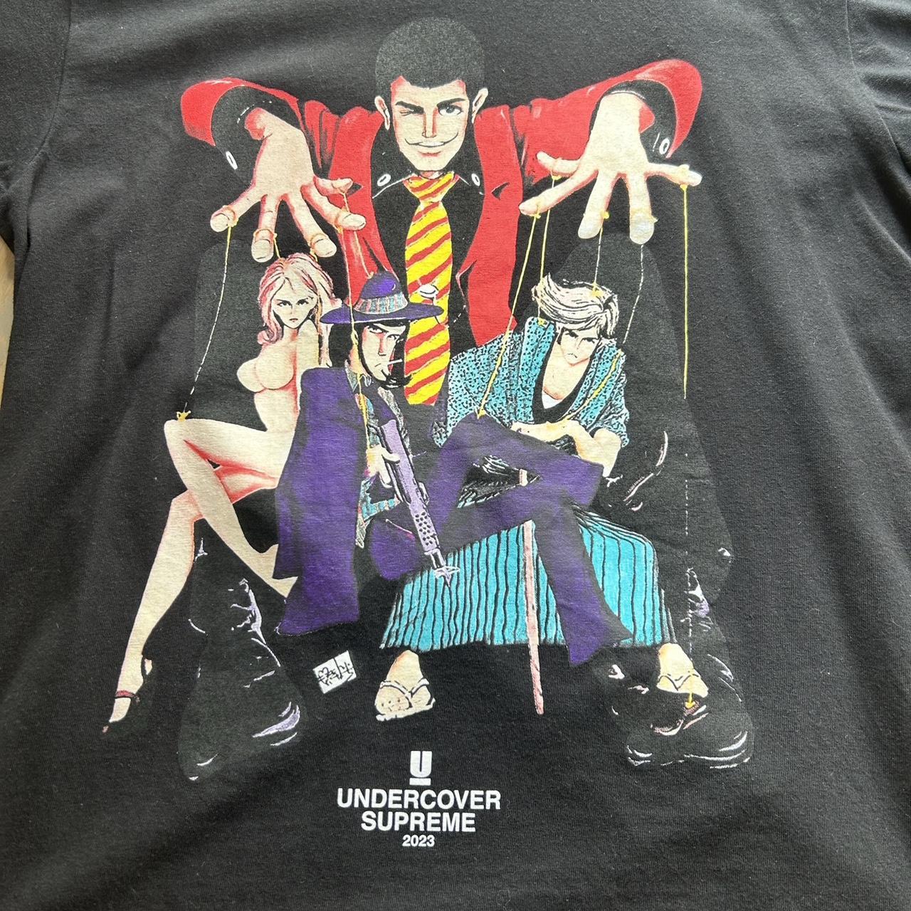 Supreme undercover lupin tshirt black Medium - Depop