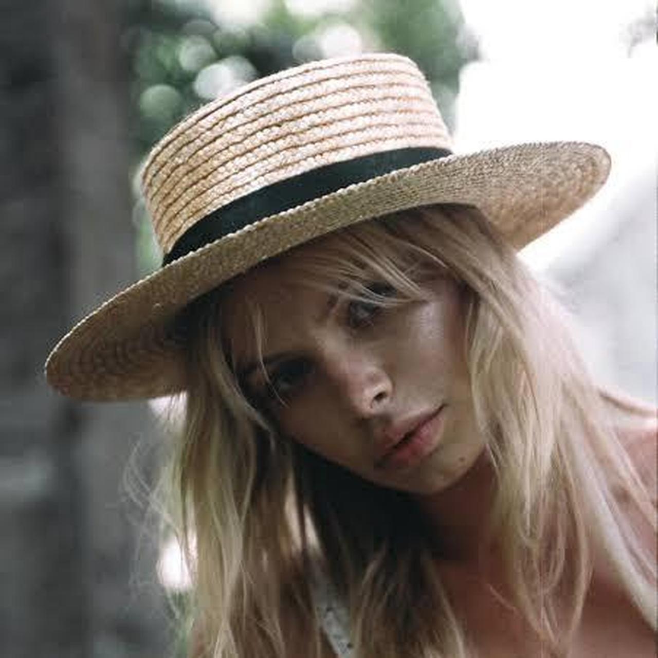 lack of colour hat straw