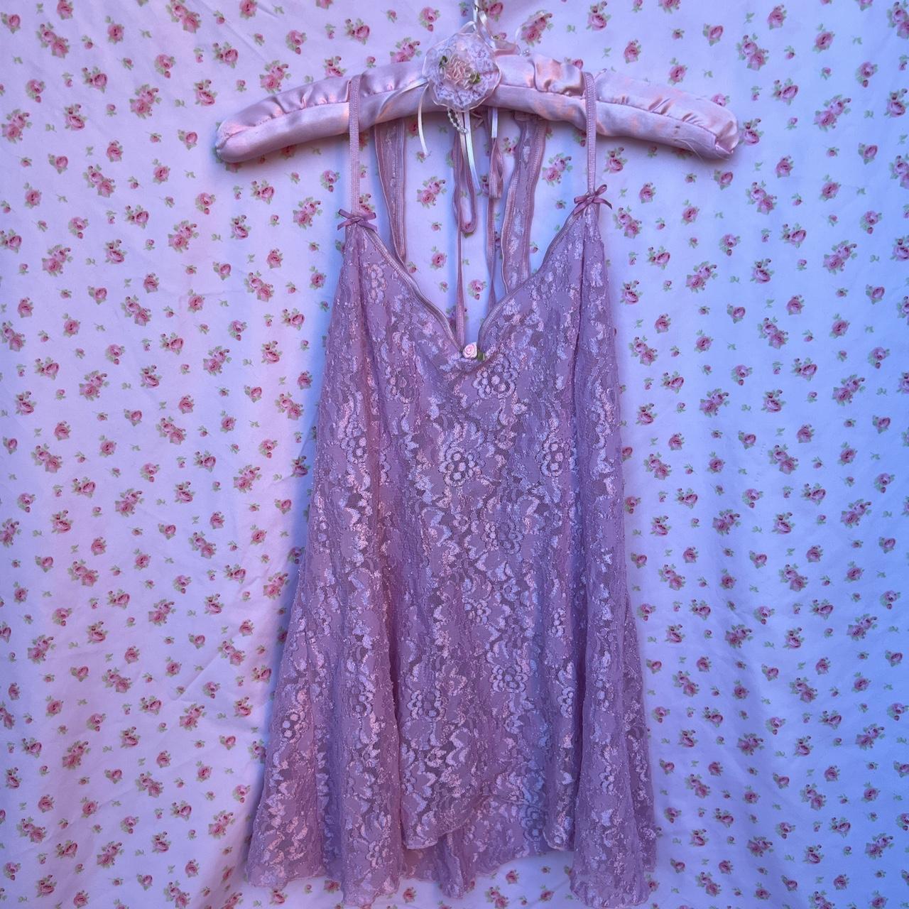 vintage-2000s-fredricks-of-hollywood-pink-lingerie-depop