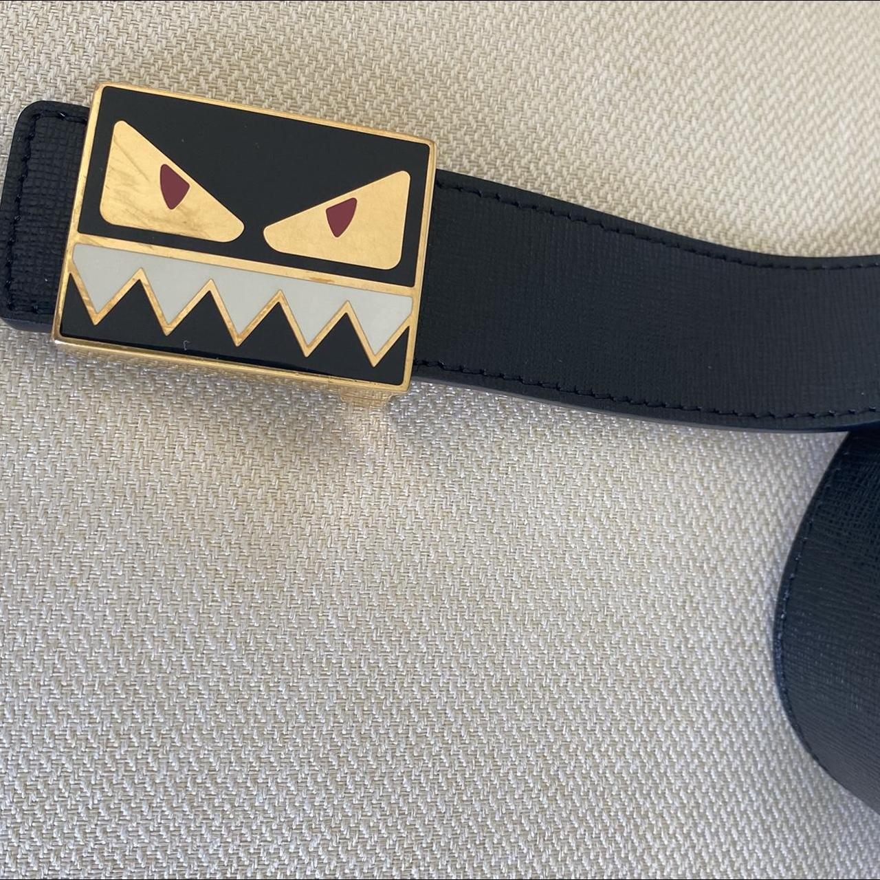 Fendi fashion belt monster face