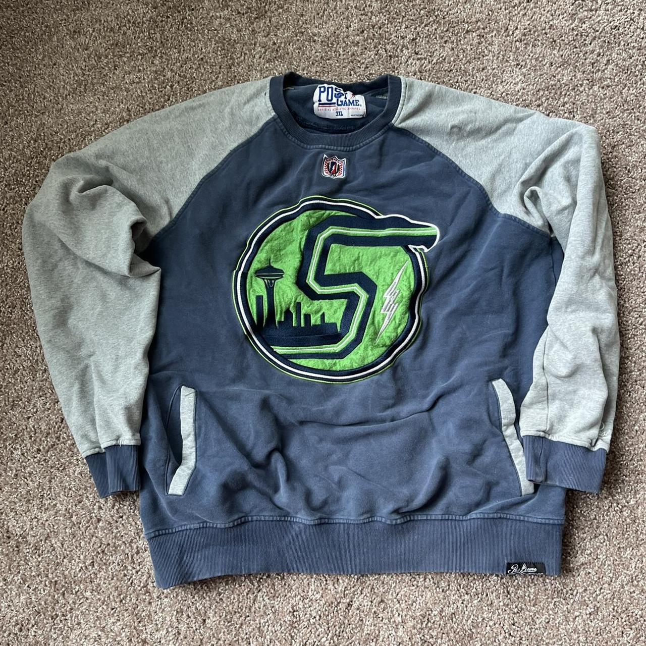 Vintage Seattle Seahawks Crewneck Sweatshirt... - Depop