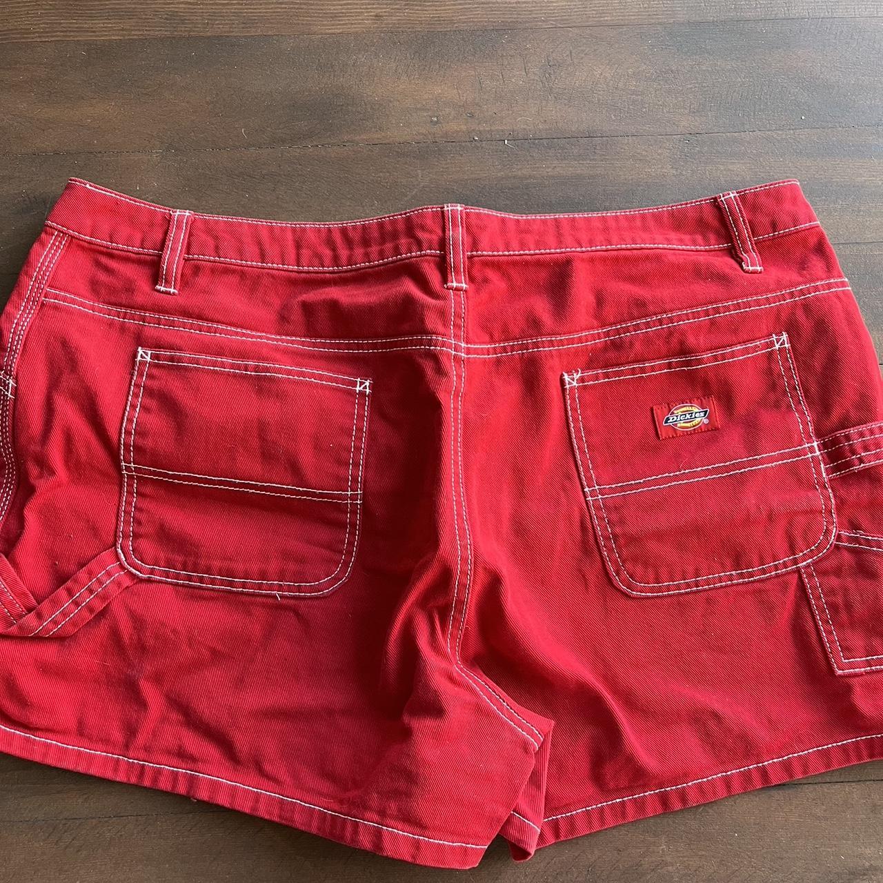 Dickies red best sale carpenter shorts