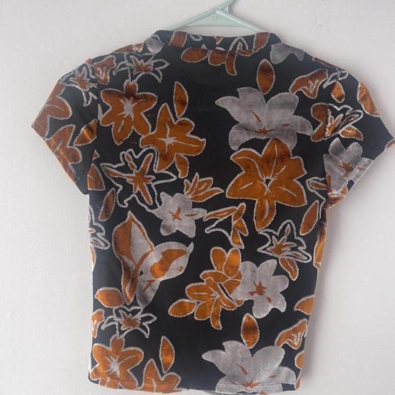 Eckhaus Latta Women's Black and Orange T-shirt (3)