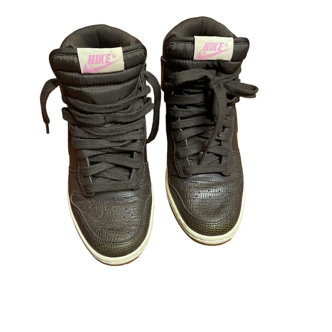 nike dunk sky hi brown