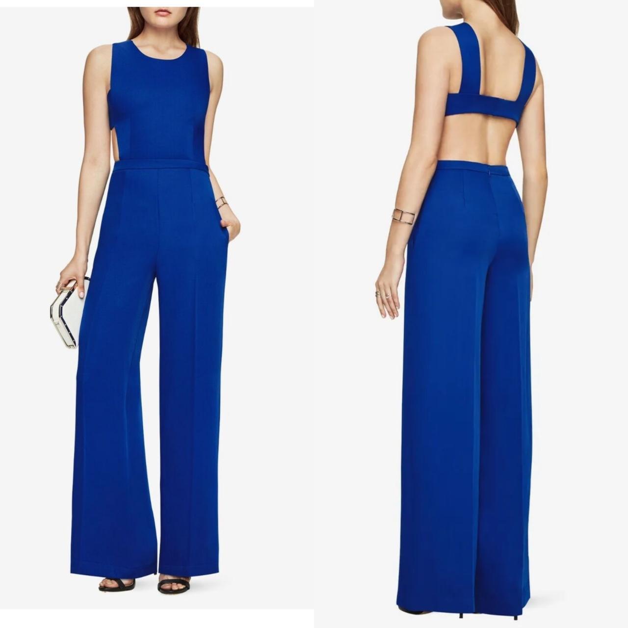 Bcbgmaxazrila women royal blue Rossana cutout back