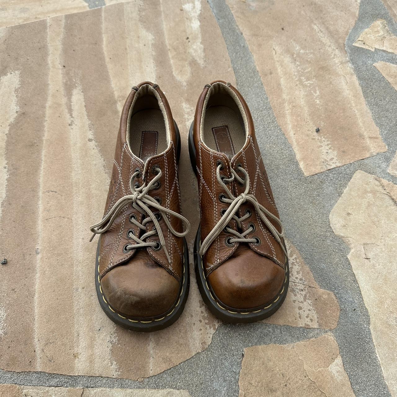 Doc martens oxford 12283 brown in good condition,... - Depop