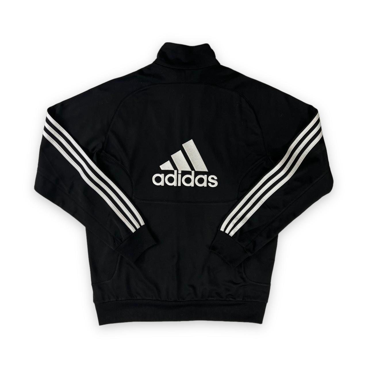 Adidas Men's Black and White Jacket Depop