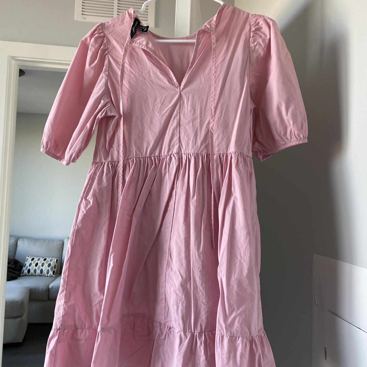 New Look Women's Pink Dress Depop