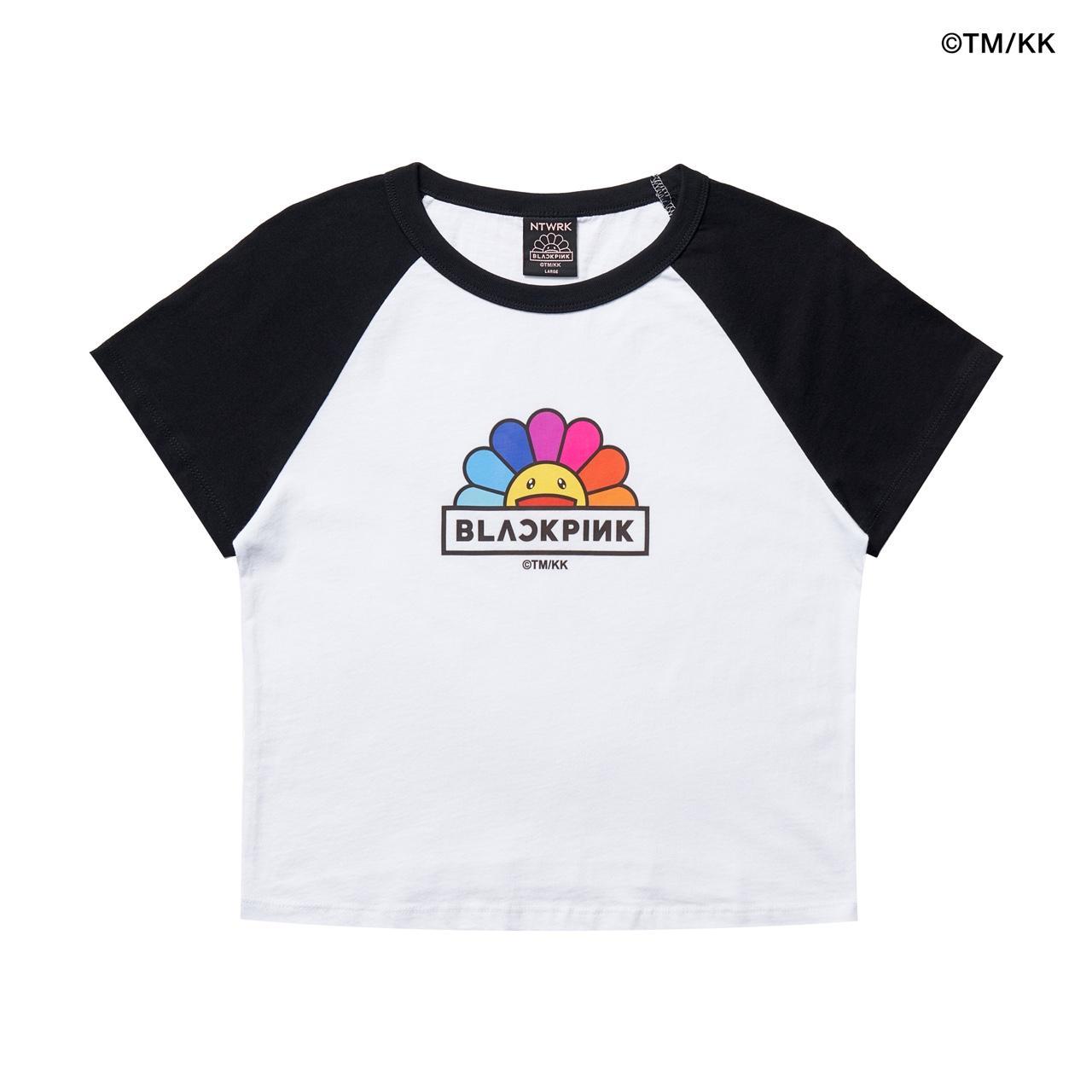 ウェア Takashi Murakami x BLACKPINK T-Shirt BLACKPINK + Takashi Murakami Rainbow Flower T-Shirt (Black