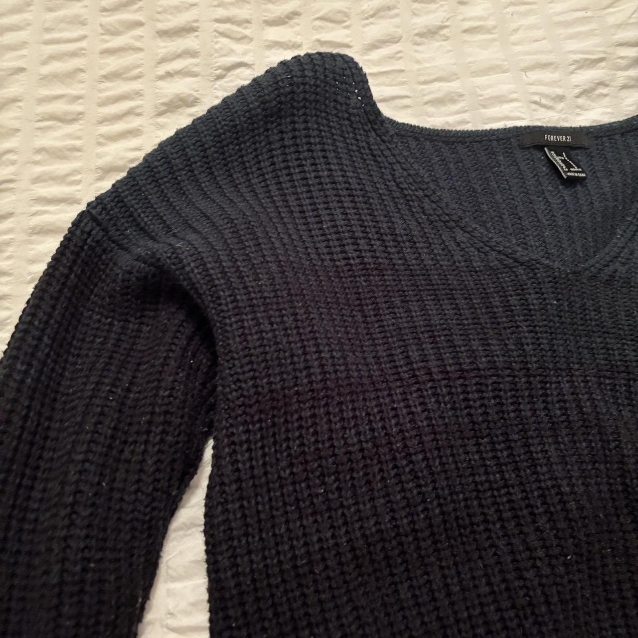 dark green to black gradient sweater dark knit... - Depop