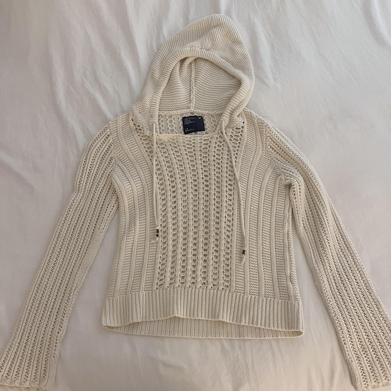 Hollister Co. Women's Cream Jumper Depop