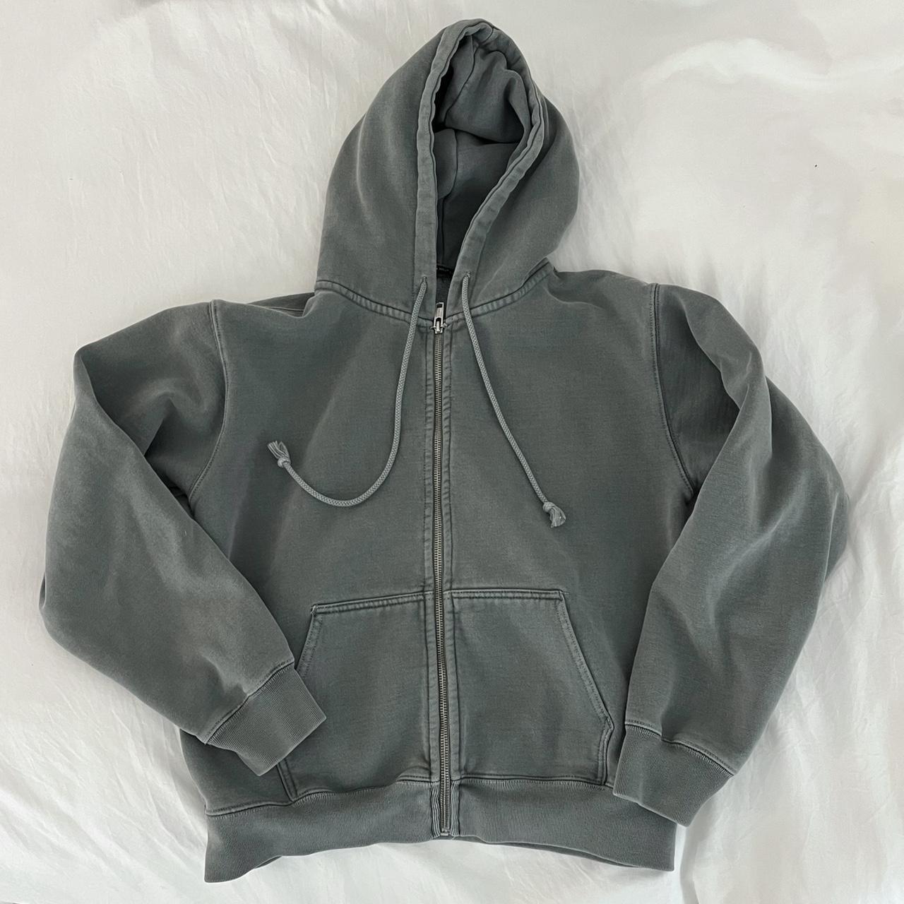 Brandy Melville Women's Green Jacket Depop