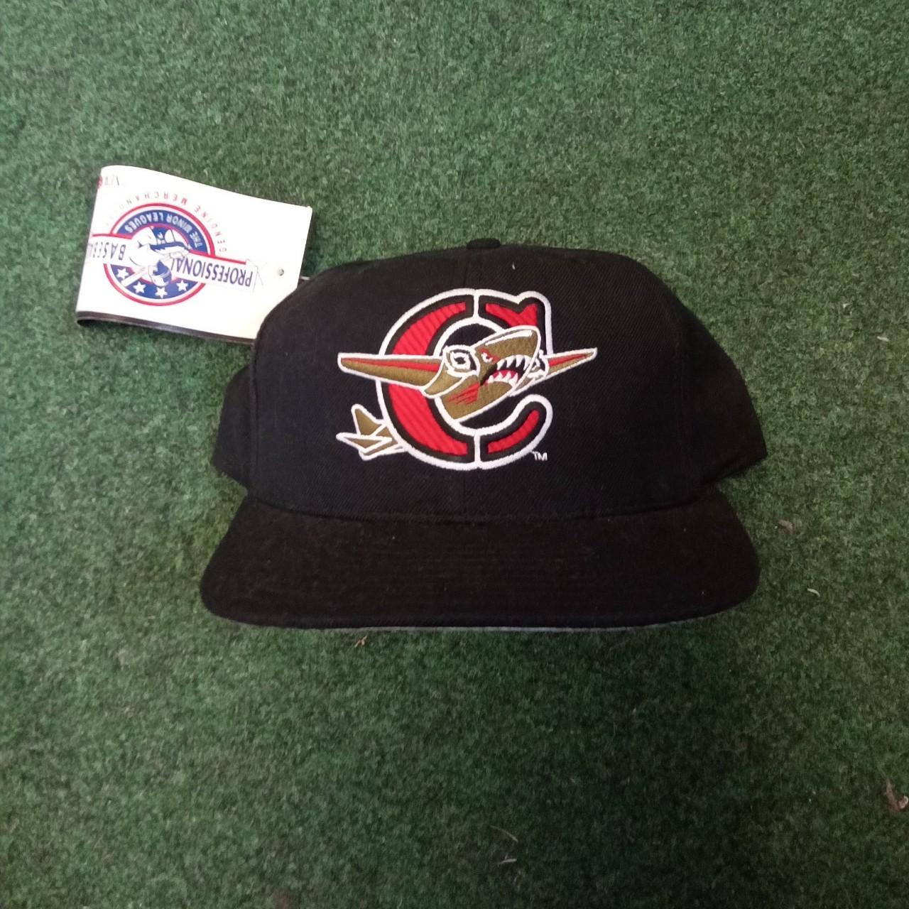 Minor league baseball hat Red and black with a - Depop