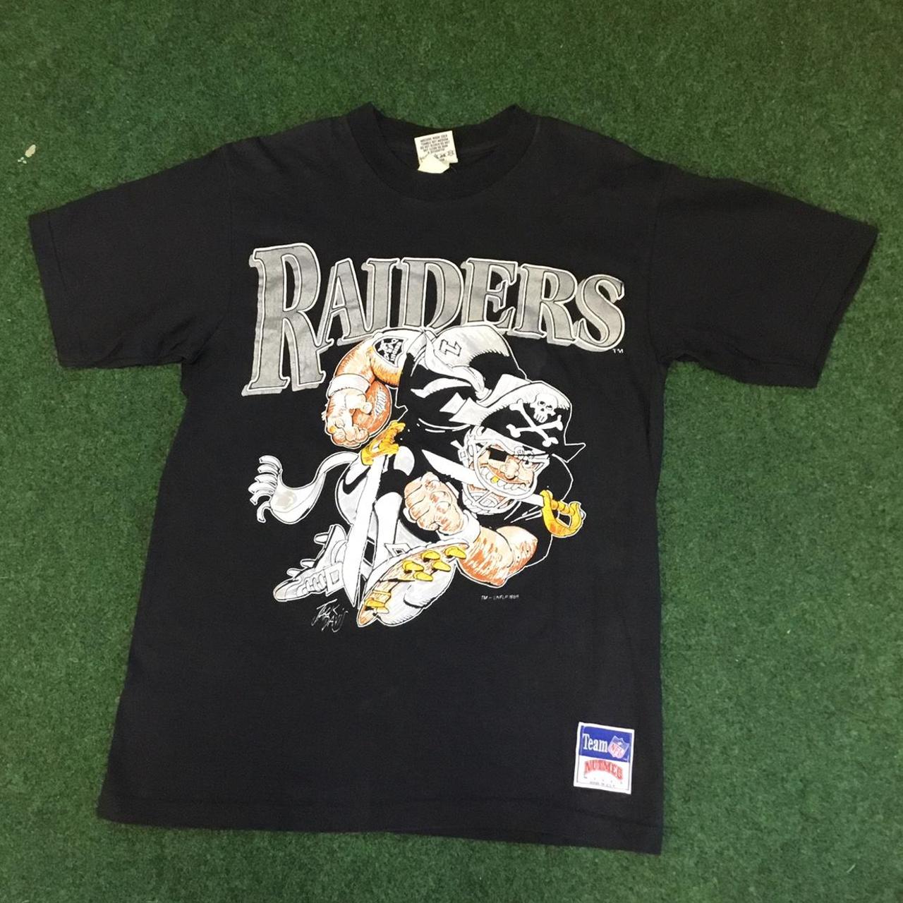 Men's Vintage Los Angeles Raiders Graphic Tee Men's New