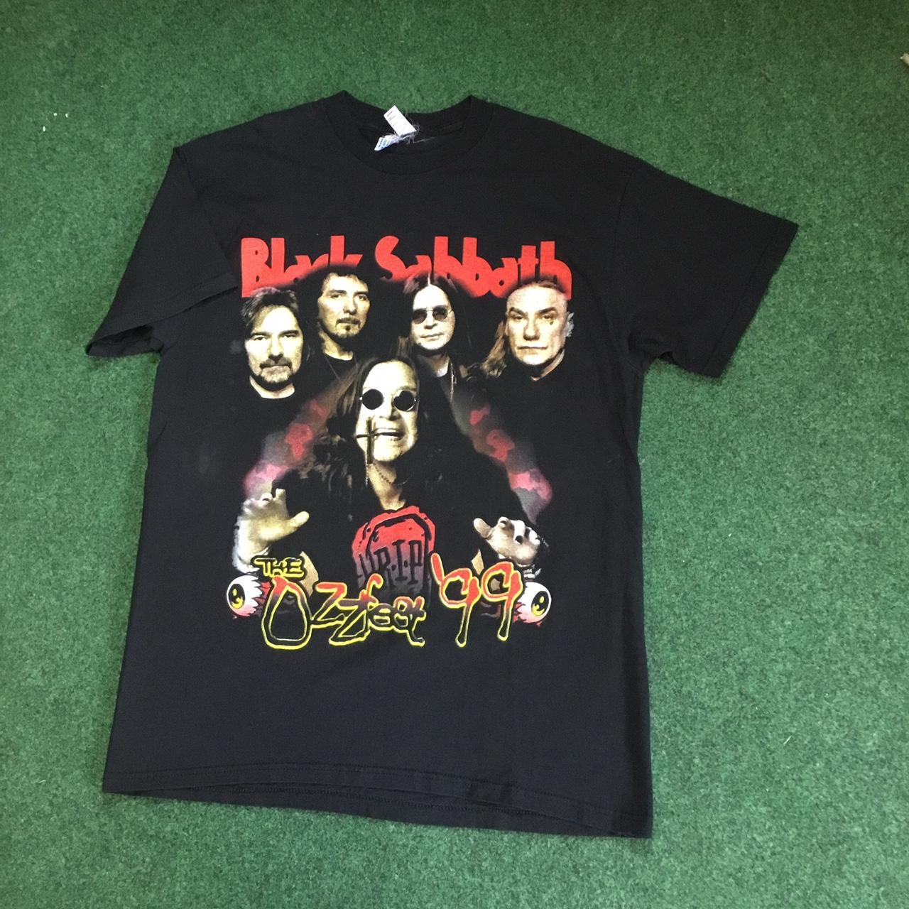 Vintage Ozzfest 1999 Black Sabbath T Shirt XL Ozzy... - Depop