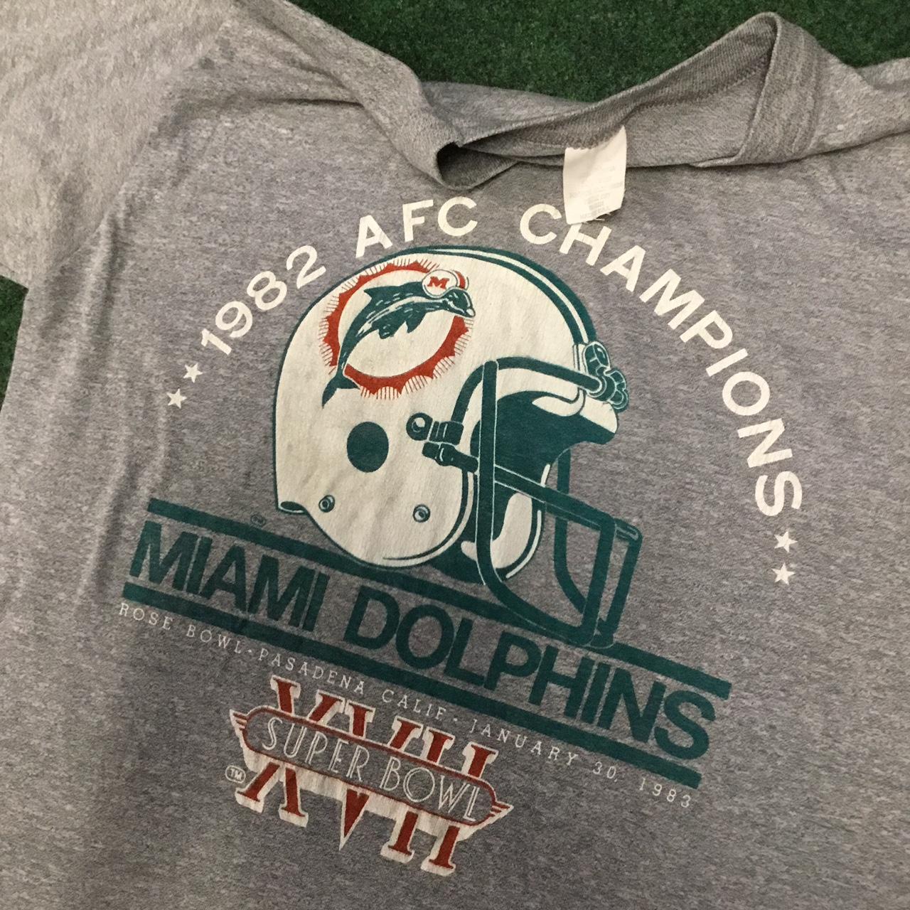 Miami Dolphins Logo '80s Vintage Champion T-Shirt by Champion