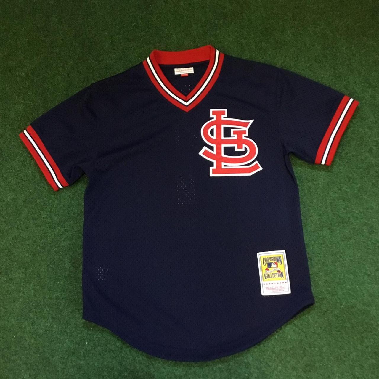 Mitchell & Ness Men's Ozzie Smith Red St. Louis Cardinals