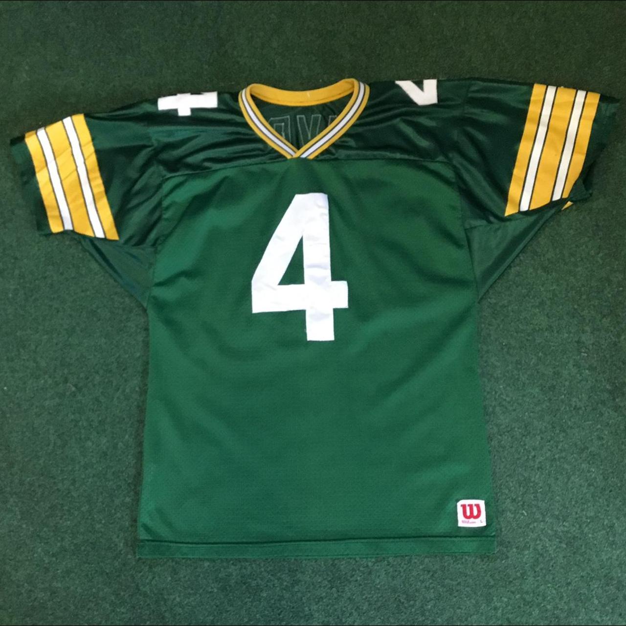 yellow brett favre jersey