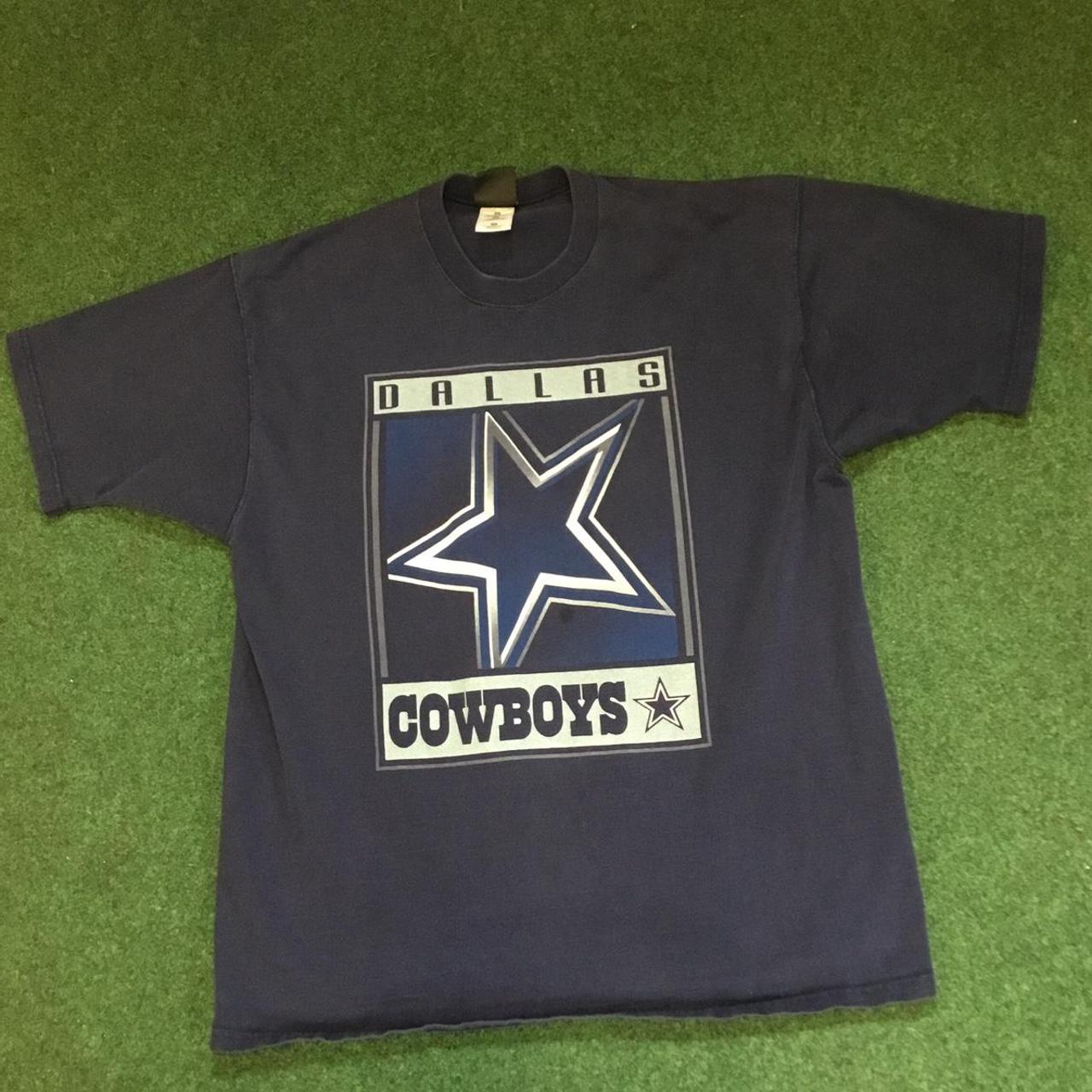 Vintage 90s Blank Dallas Cowboys Football Jersey No - Depop