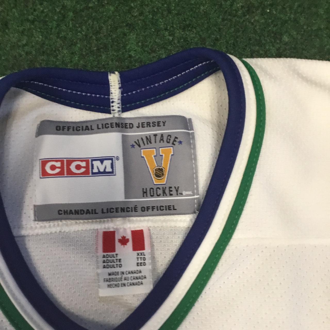Vancouver Canucks Blank Vintage CCM Hockey Jersey