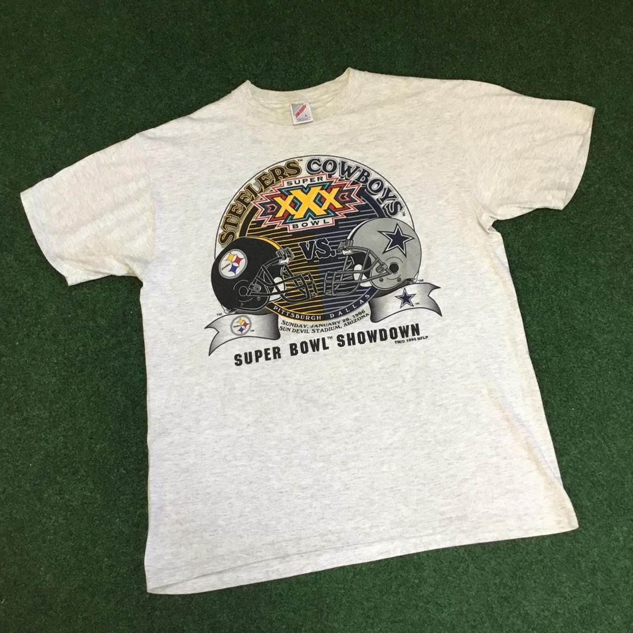 Super Bowl XXX shirt Large Steelers Cowboys