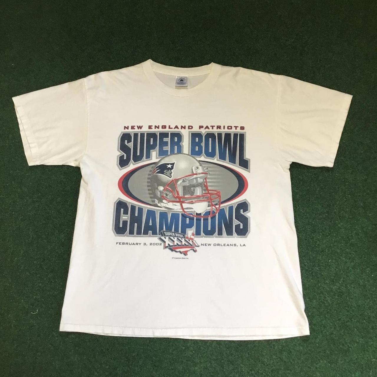 Vintage Super Bowl XXXVI Champions New England Patriots T Shirt