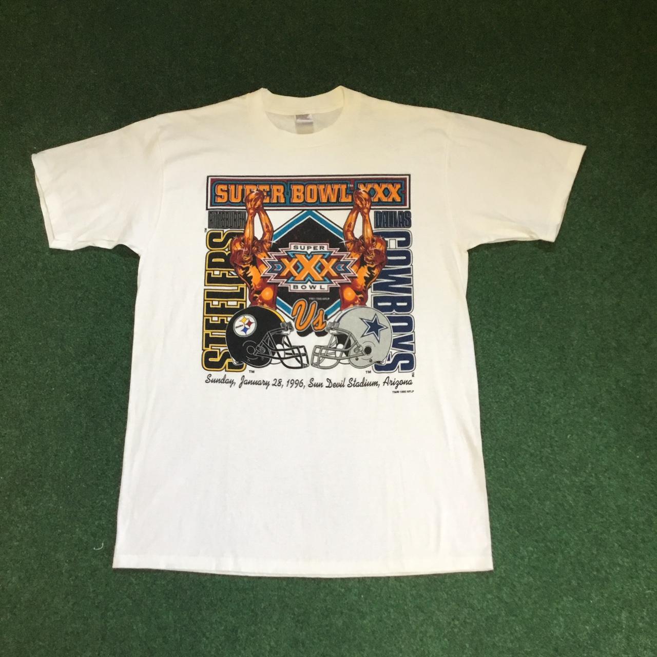 1996 Super Bowl Shirt 90s Dallas Cowboys NFL Graphic Tee