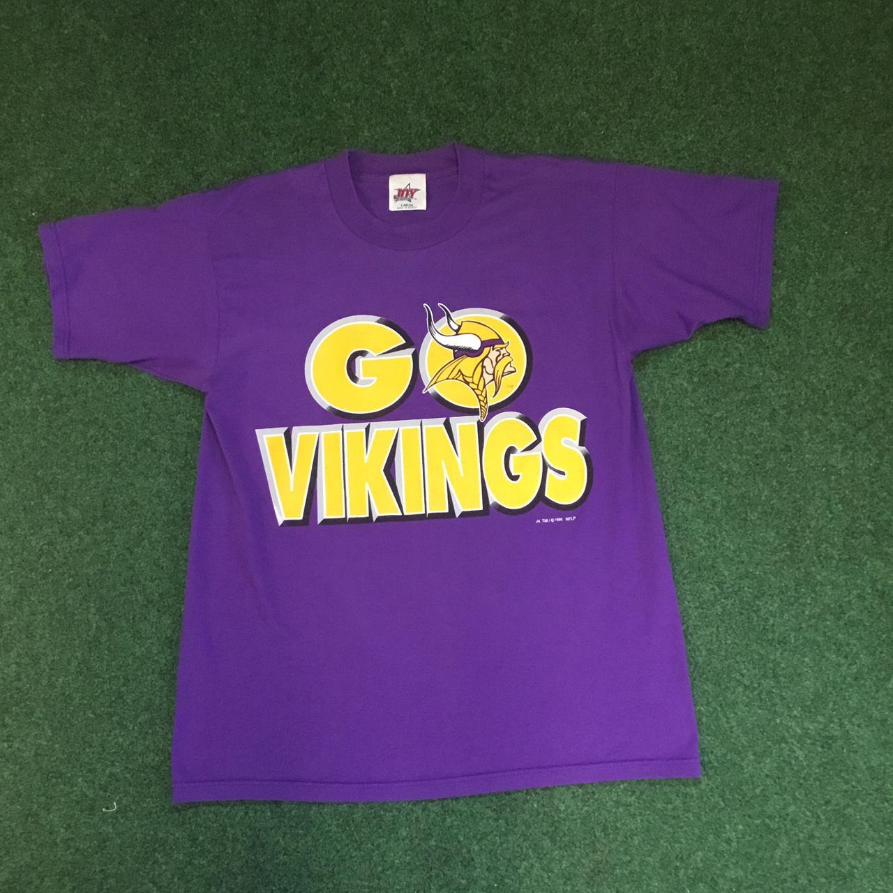 Minnesota Vikings Vintage Nfl Football T Shirt by Trench Made 