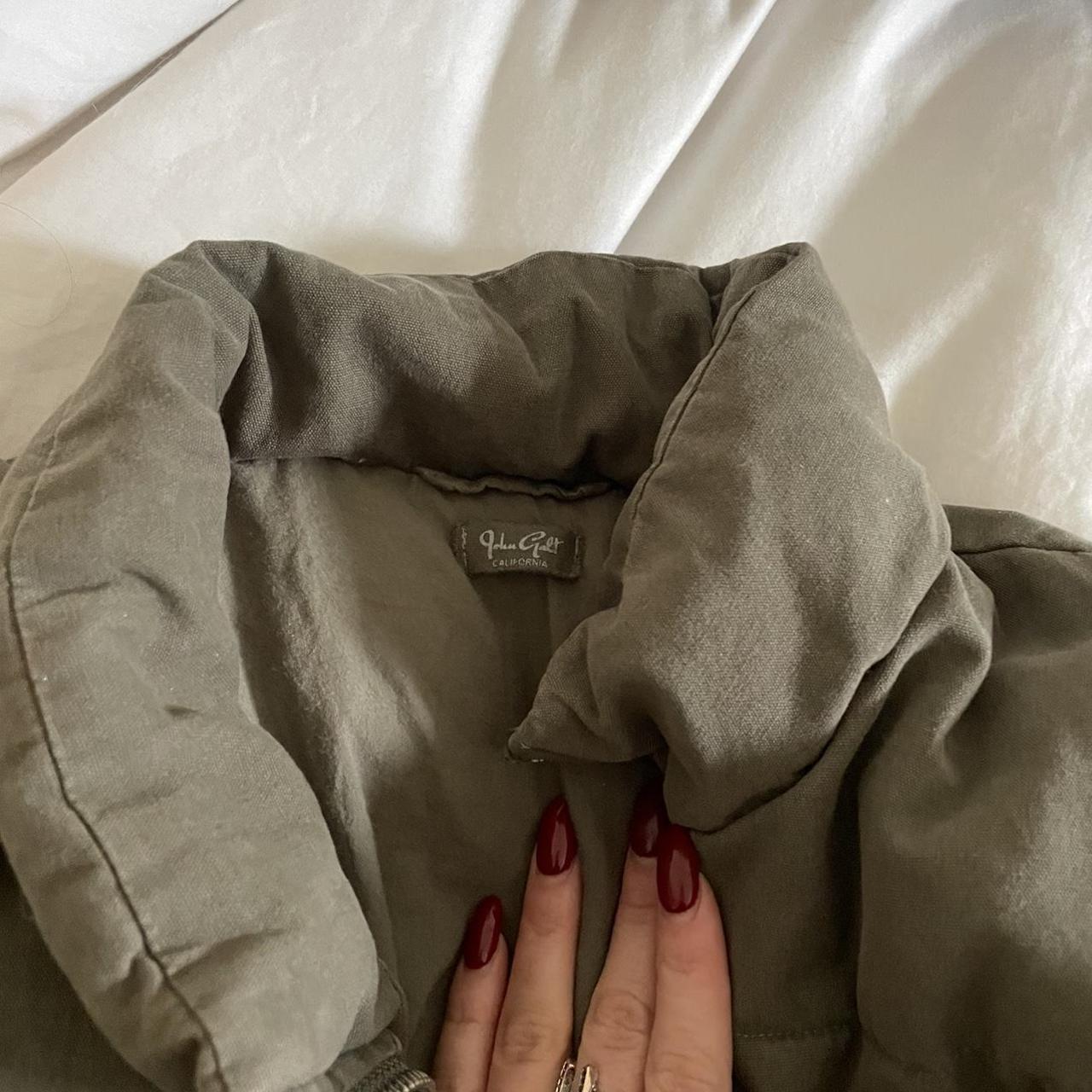 John Ghalt/ Brandy Melville green puffer / bomber... Depop