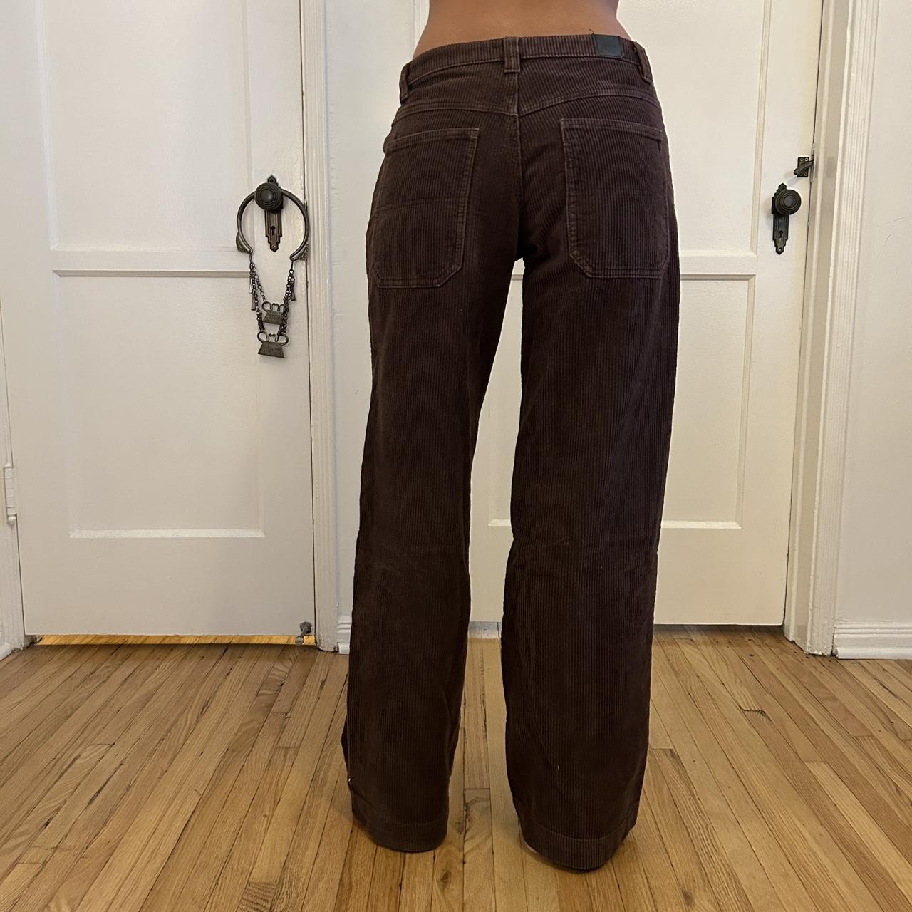 UNIF Boba Pant Wide leg, mid-rise corduroy pant... - Depop